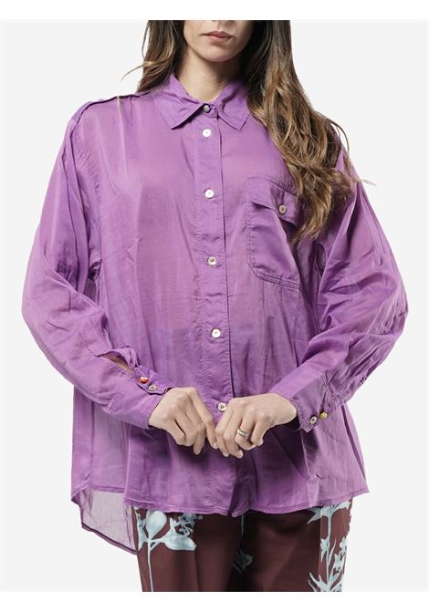 Camicia cotton silk voile over FORTE FORTE | Camicie | 12109BISMYSHIRT4039